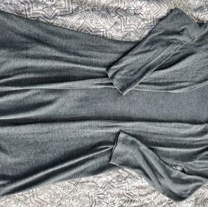 Long grey cardigan